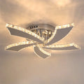 Modern Chandelier Ceiling Fan With Led Lamp