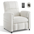 Power Recliner Chair Adjustable Chenille with Pocket Remote
