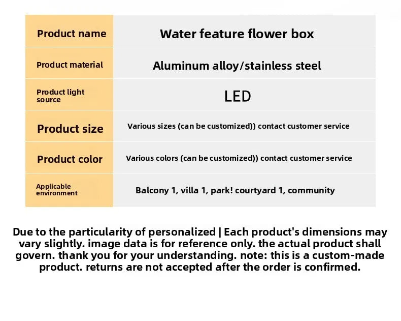 Outdoor flower box, seat combination