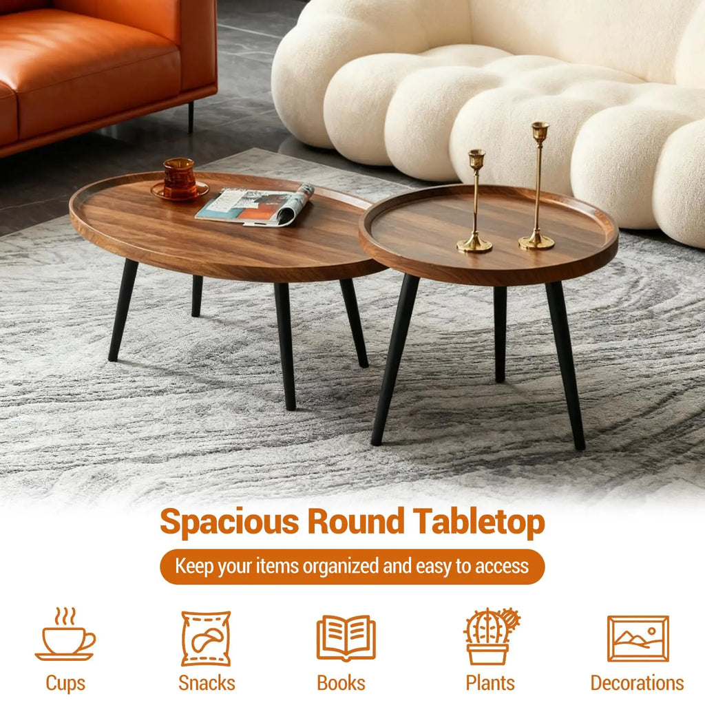 Nesting Coffee Table Set of 2