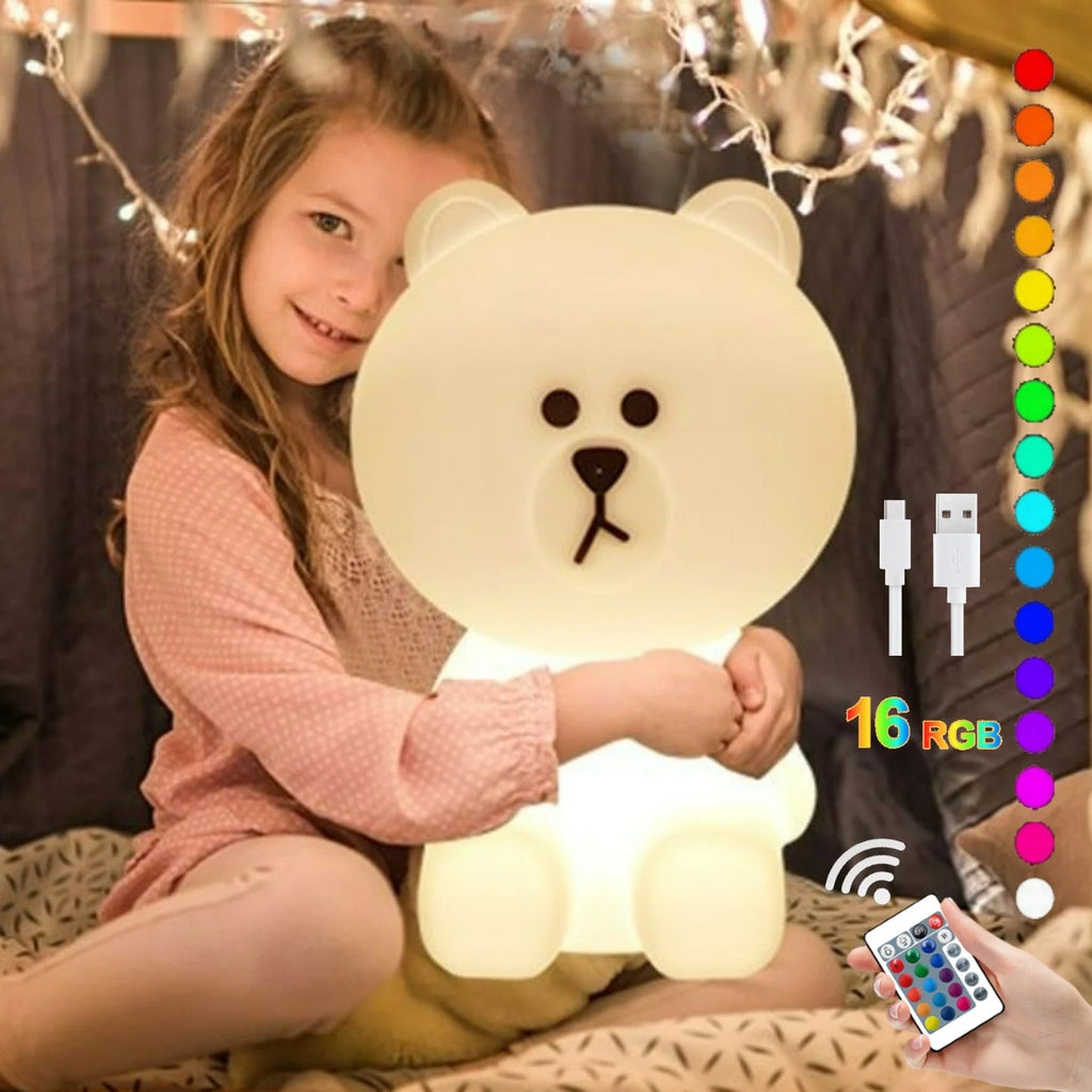 LED Cute Bear Night Lamp