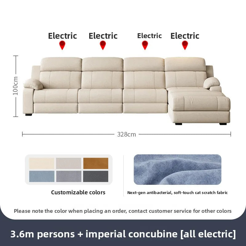 Electric Recliner Sofa Smart Fabric Sofa