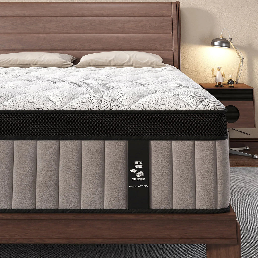 12" 14 Inch Gel Memory Foam Hybrid Mattress