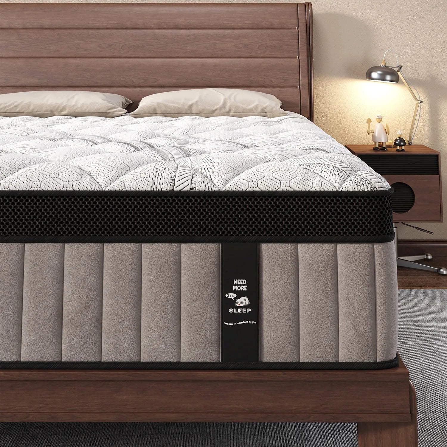 12" 14 Inch Gel Memory Foam Hybrid Mattress