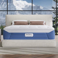 Cool 14" Queen Plush Hybrid Mattress with Cooling Fabric,