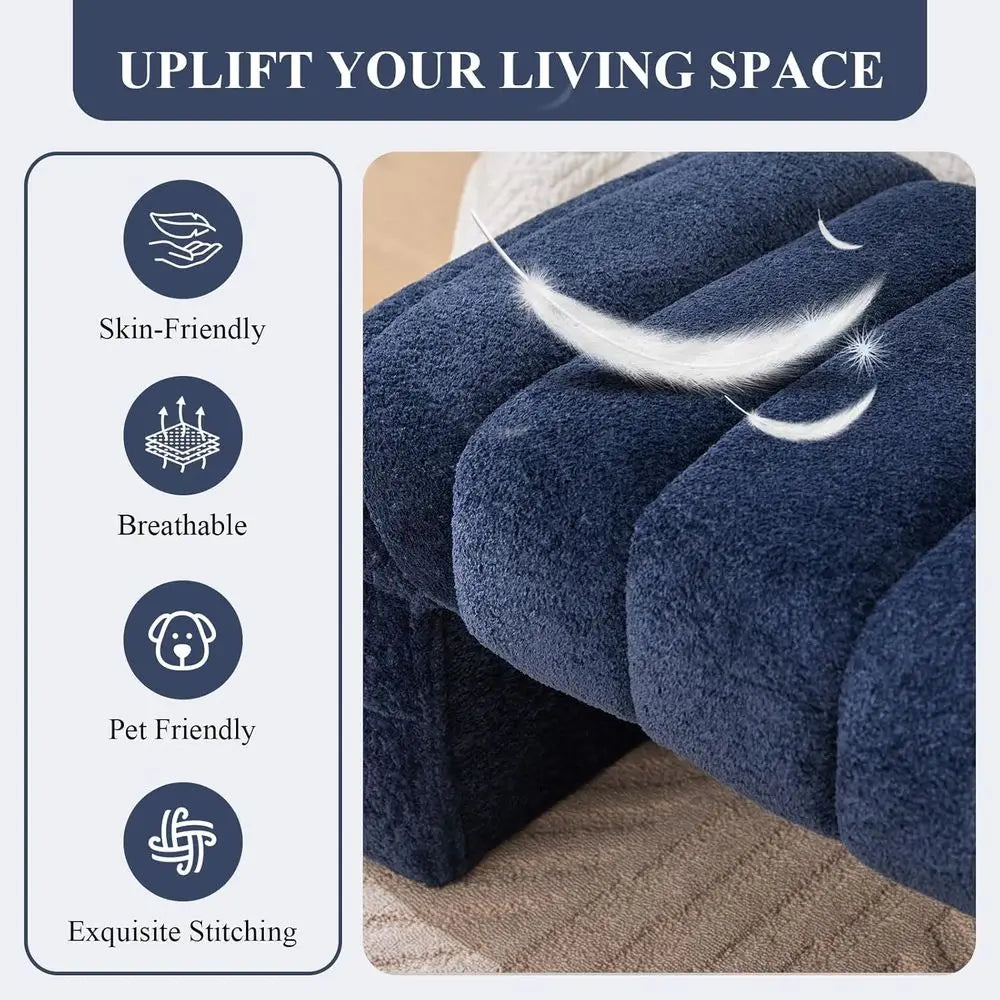 Queen Size Upholstered Ottoman Bench
