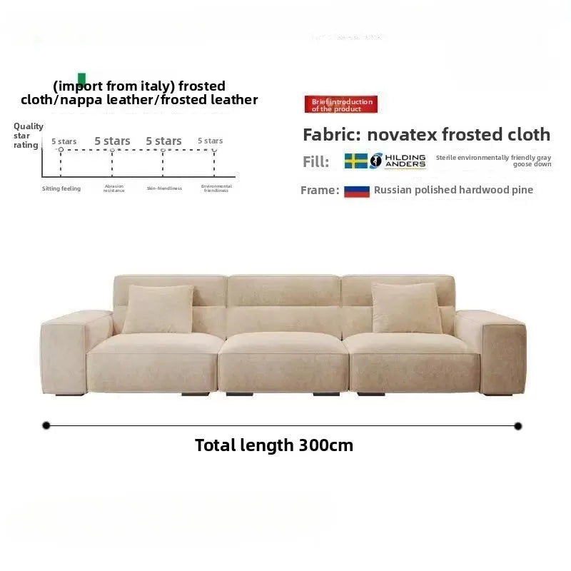 Beige Living Room Combination Sofa