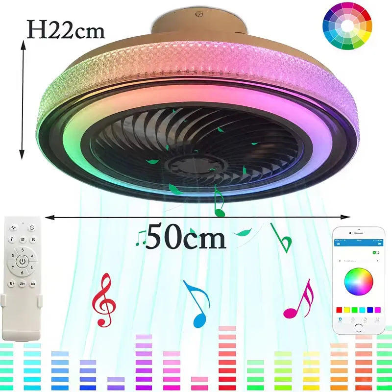 RGB Dimmable Ceiling Fan Intelligent Remote