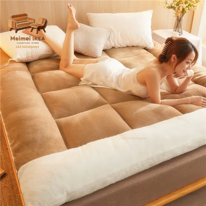 Super comfortable mattress thickened ultra-soft single double mattress