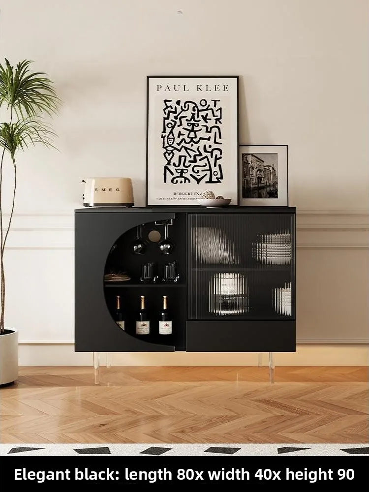 Cream Buffet Wood Island Storage