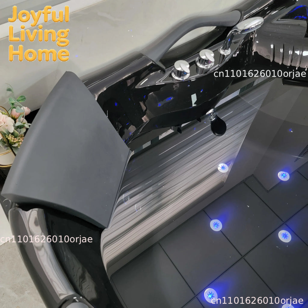Black Acrylic Massage Bath Tubs Bathtubs & Whirlpools