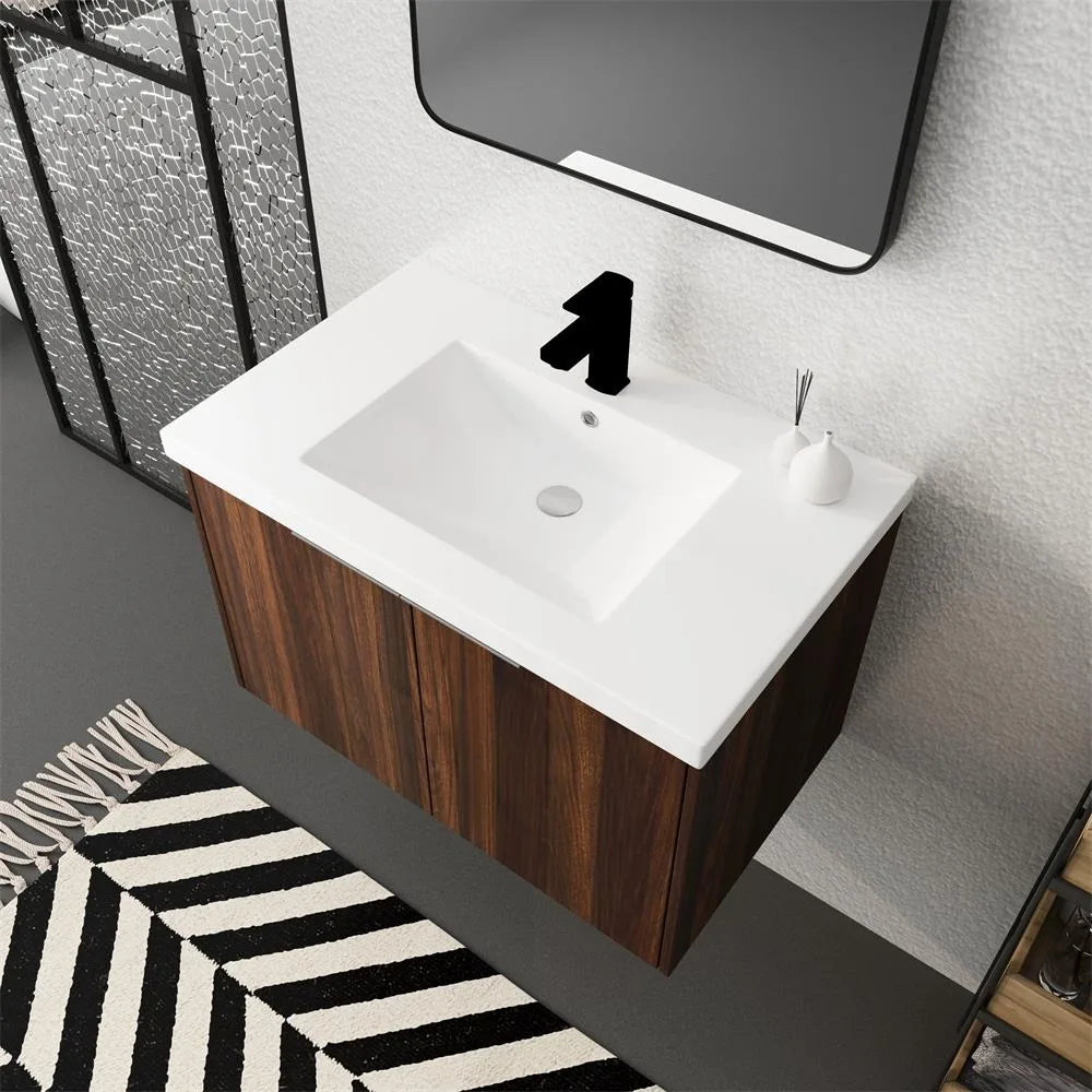 Soft Close Doors Bathroom Vanity With Sink,