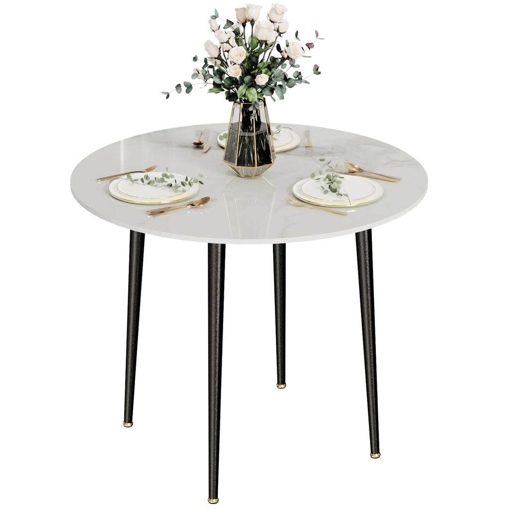 32" Sintered Stone Dining Table Round