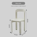 Solid Wood Dining Stackable  Kitchen Chair