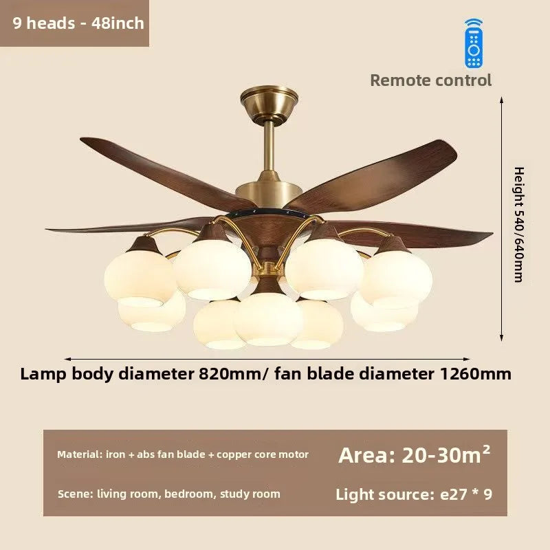 American Retro Ceiling Fan Lights
