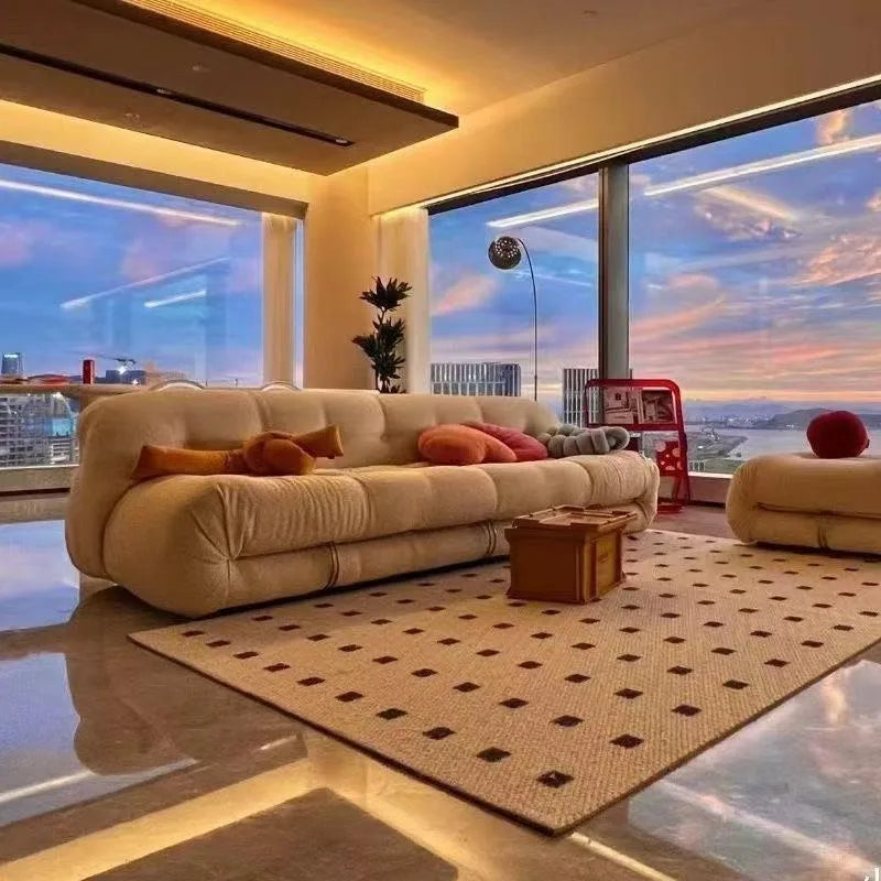 Nordic designer fabric sofa