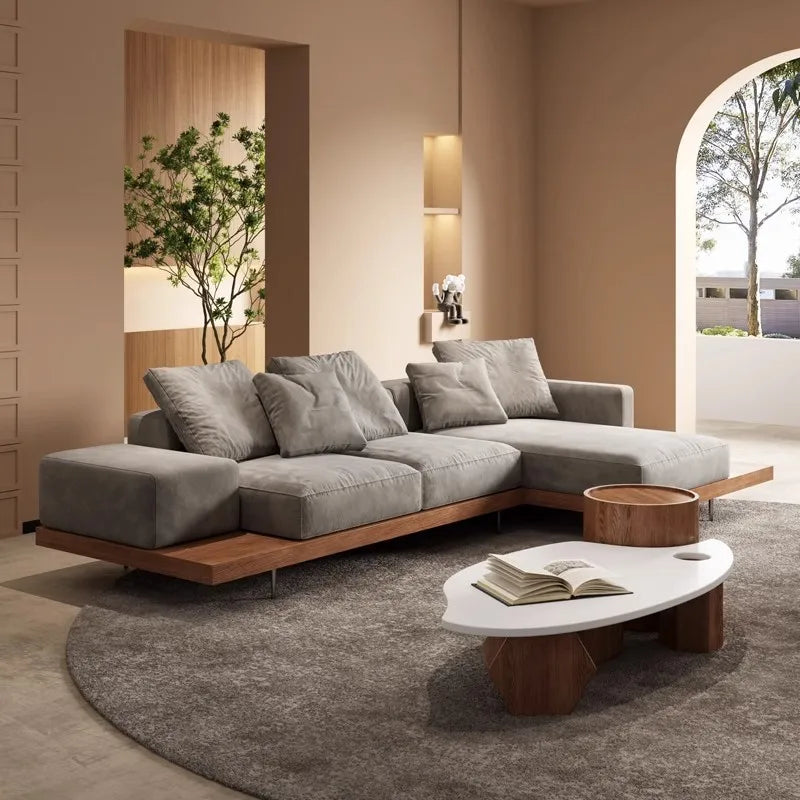Japanese Style solid wood sofa