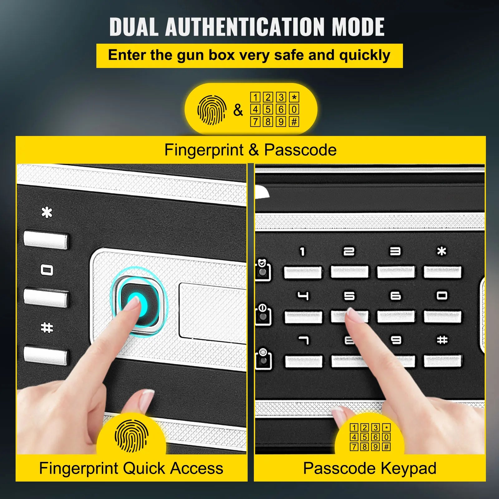 Fingerprint Locks Safe Deposit Box