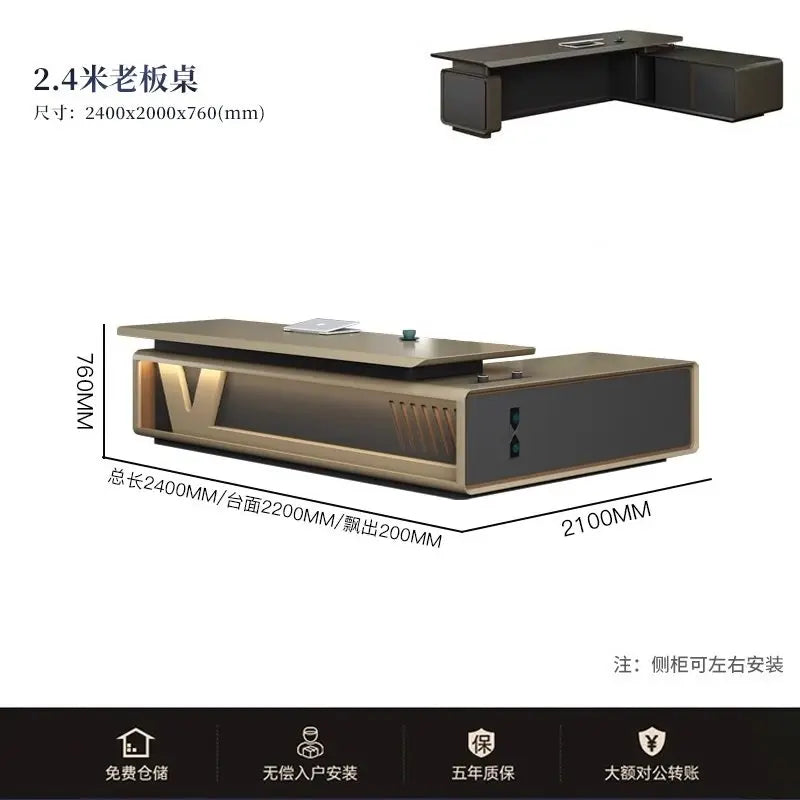 High end luxury design office desk
