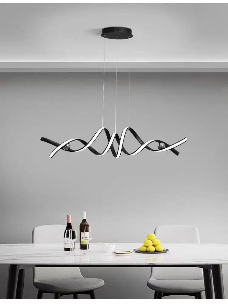Long LED Pendant Light For dining room