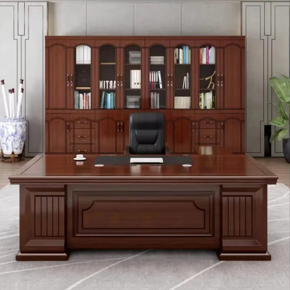 Executive Office Solid Wood Desk