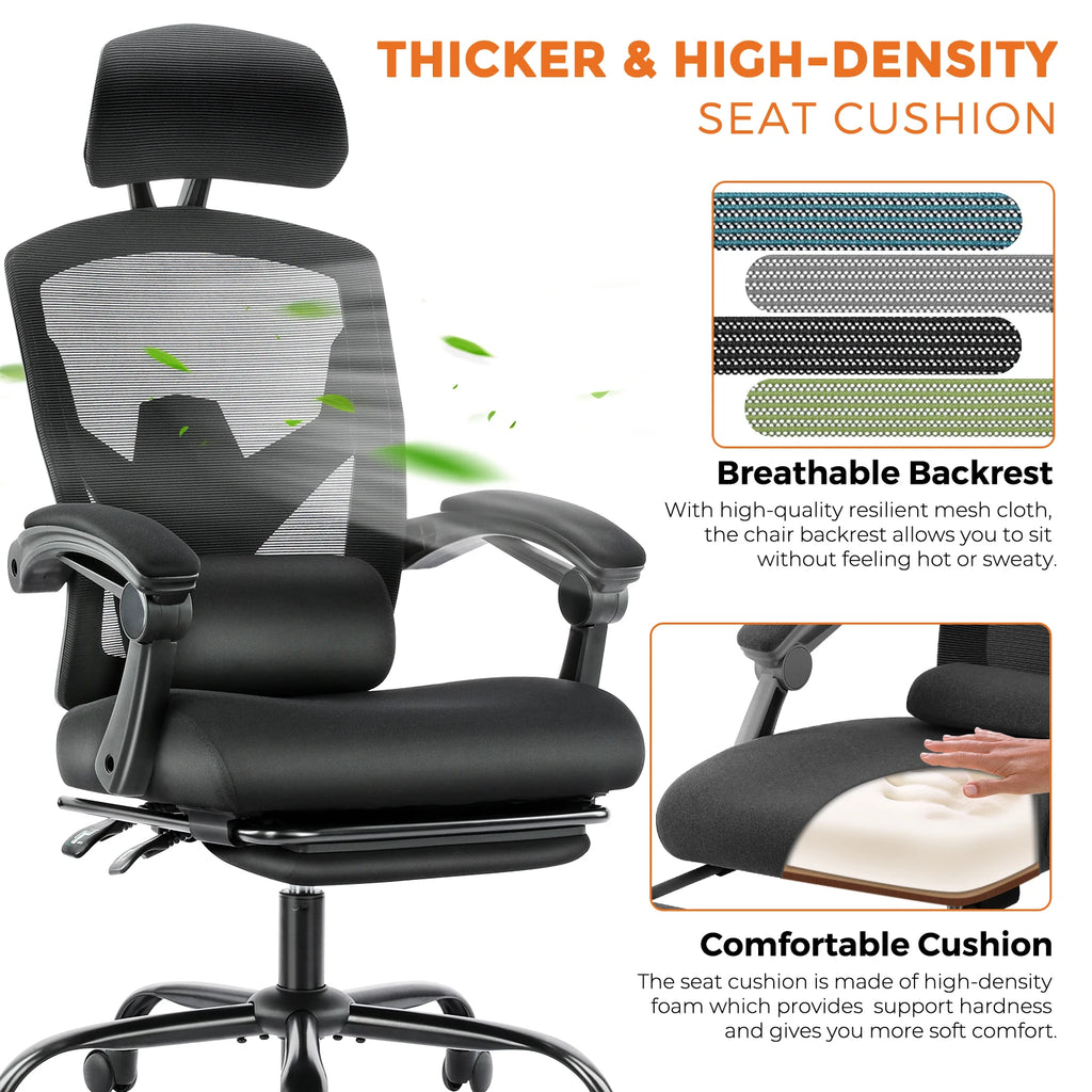 High Back Ergonomic Reclining Gaming Office Chair
