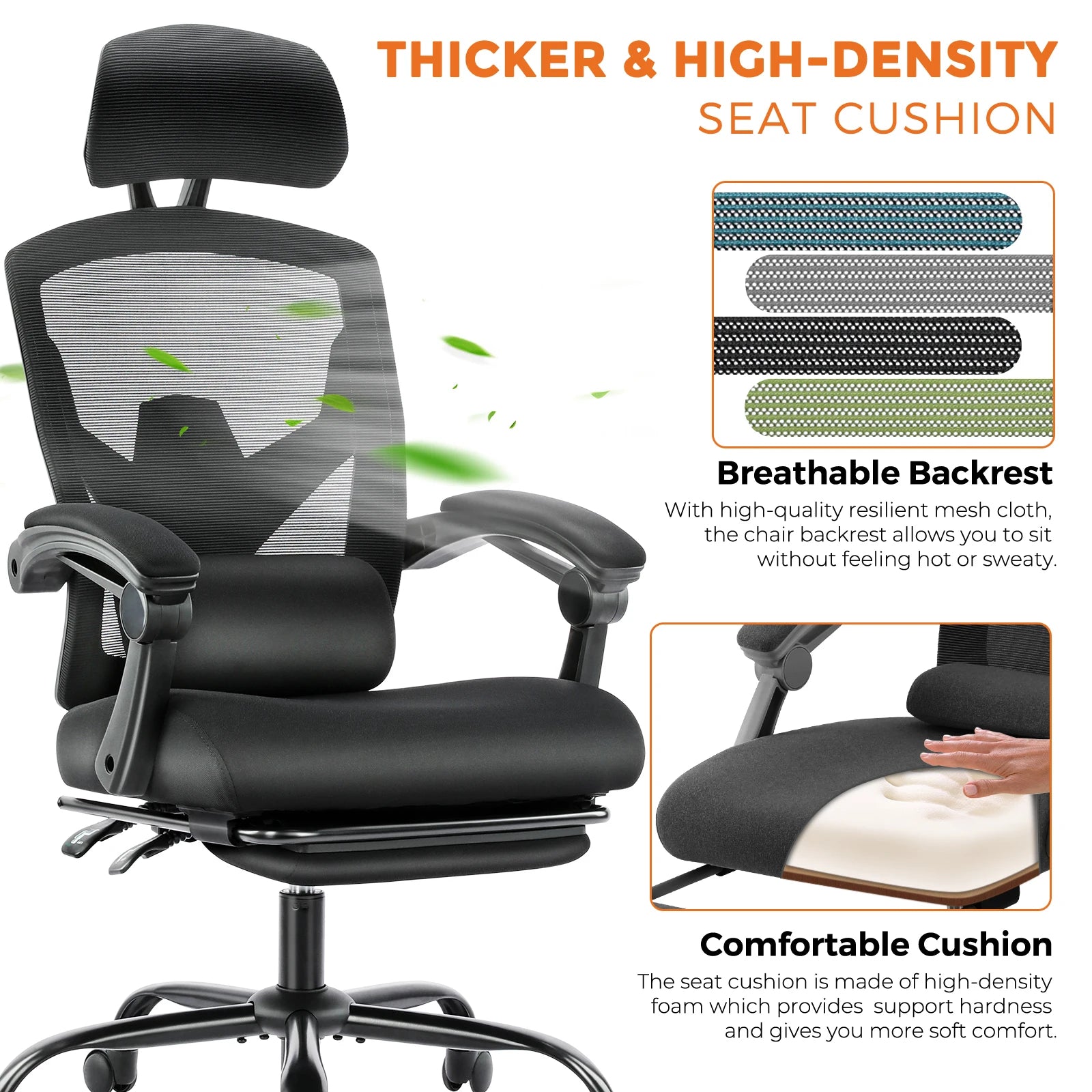 High Back Ergonomic Reclining Gaming Office Chair