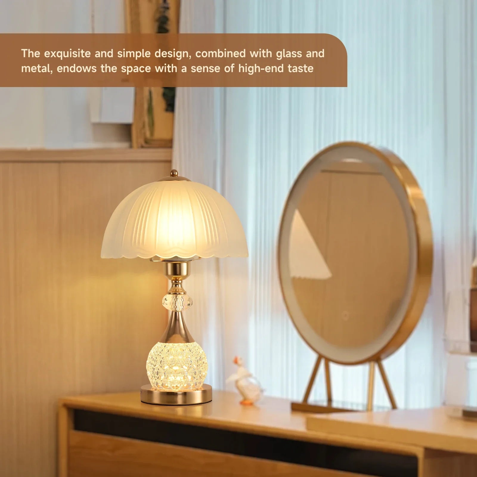 Bedside Petal Table Lamp