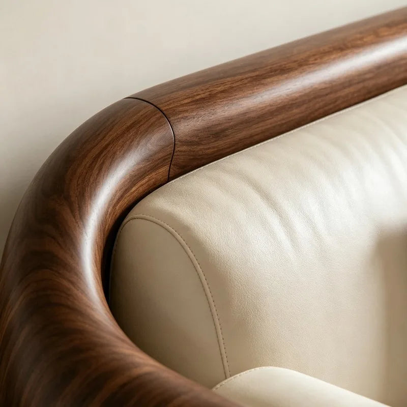 New Chinese Style Solid Wood Living Room Sofas