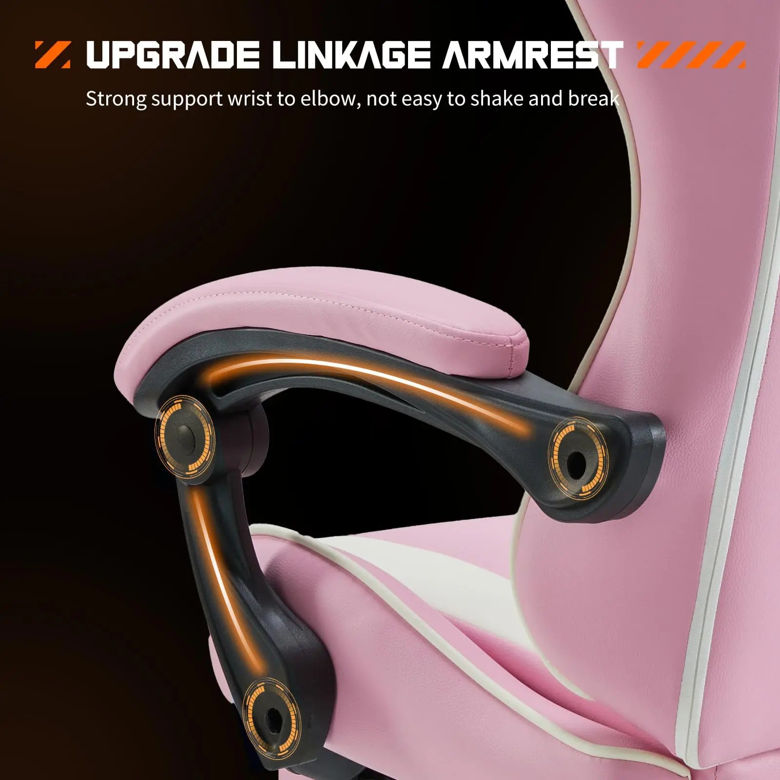 Ergonomic Office Gaming Chair with Footrest and Lumbar Support
