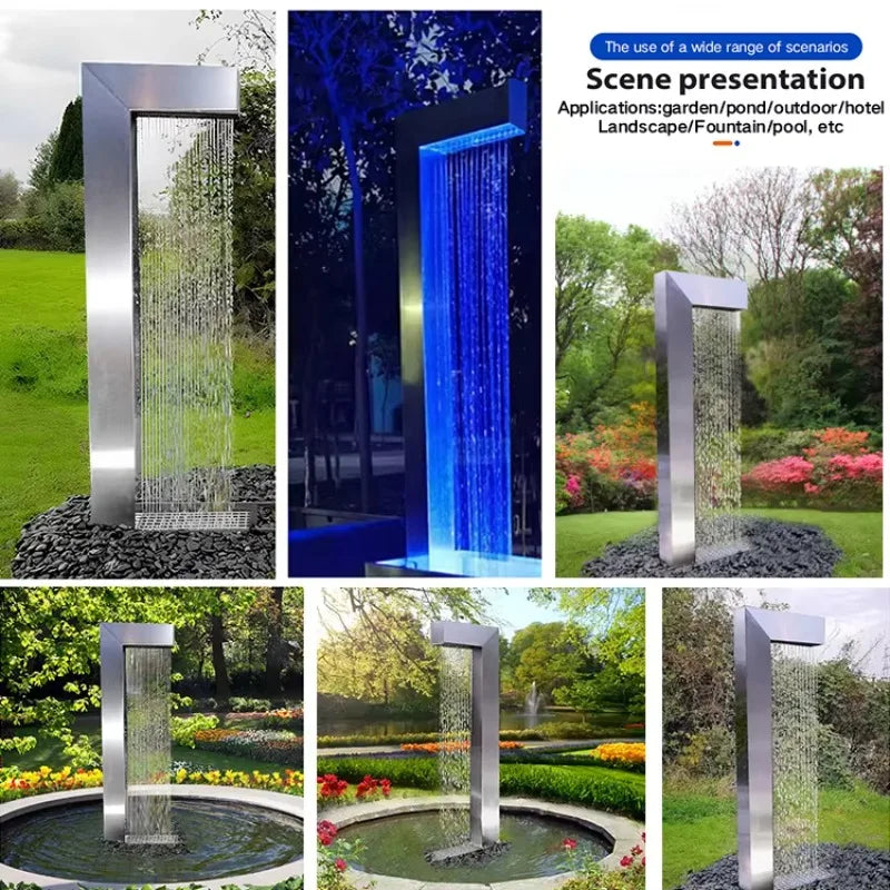 Fountain Indoor/Outdoor Waterfall Curtain