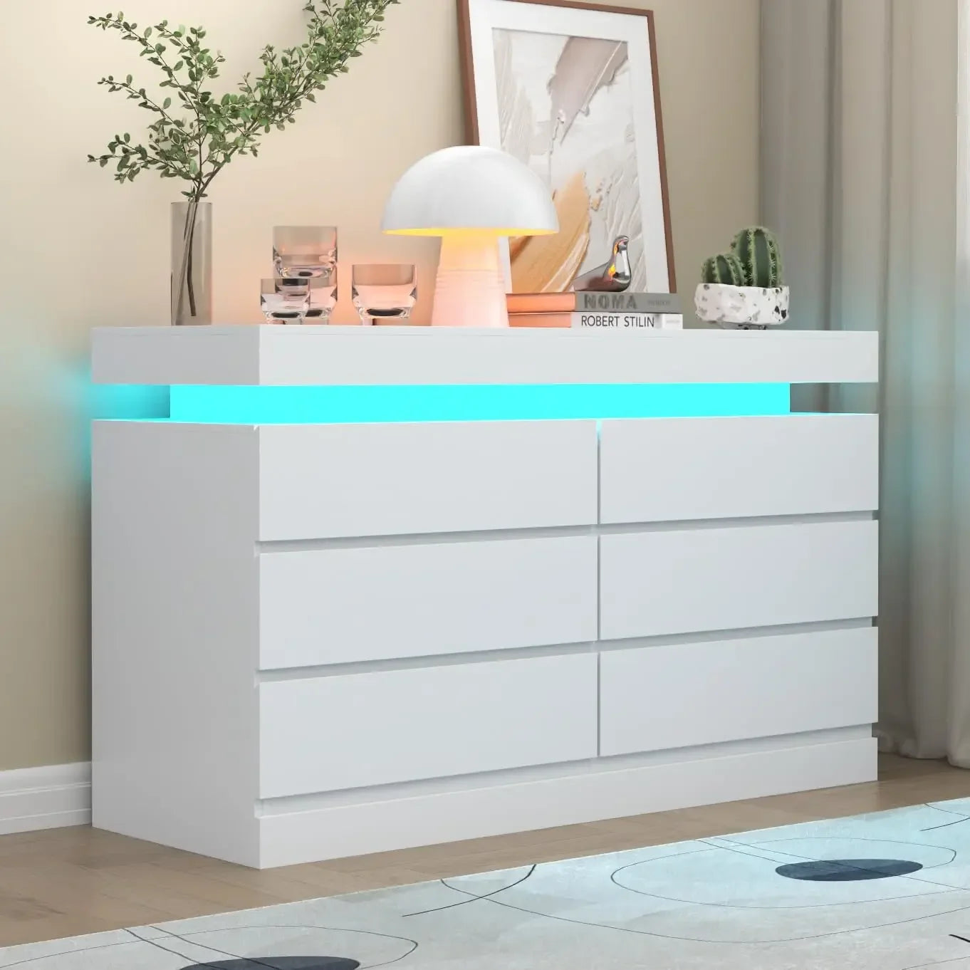 9 Drawer Dresser with Power Outlet