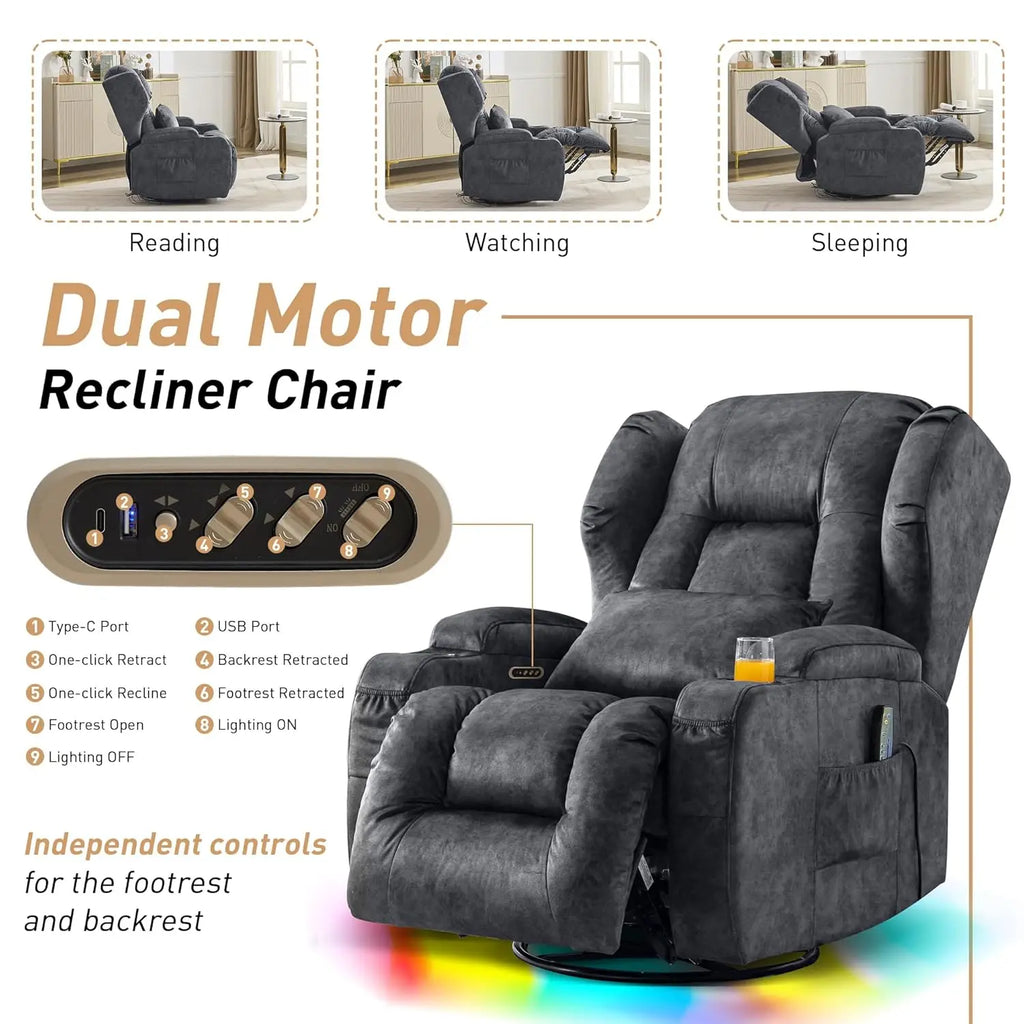 Swivel Rocker Recliner Chair