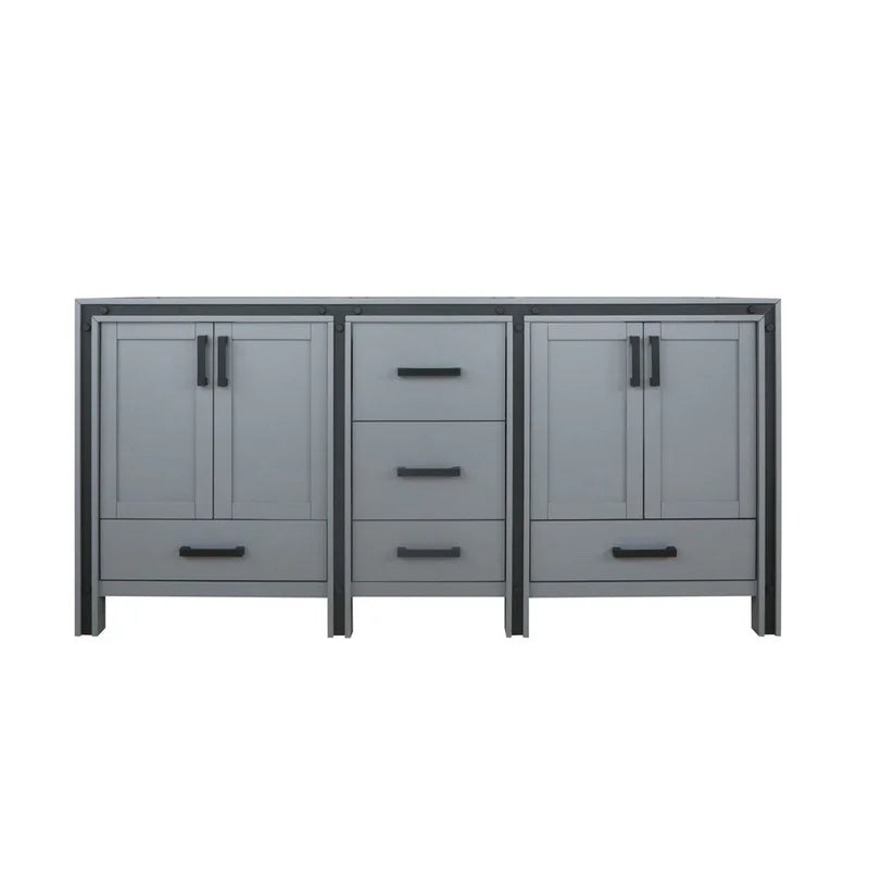 Dark Grey Double Bathroom Vanity