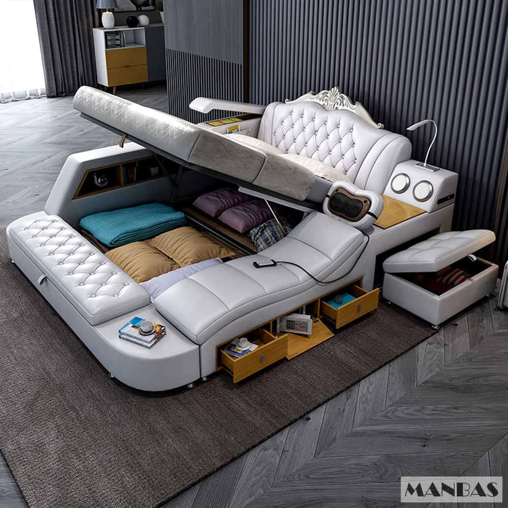 Ultimate Bed Frame Tech Smart Multifunctional Bed