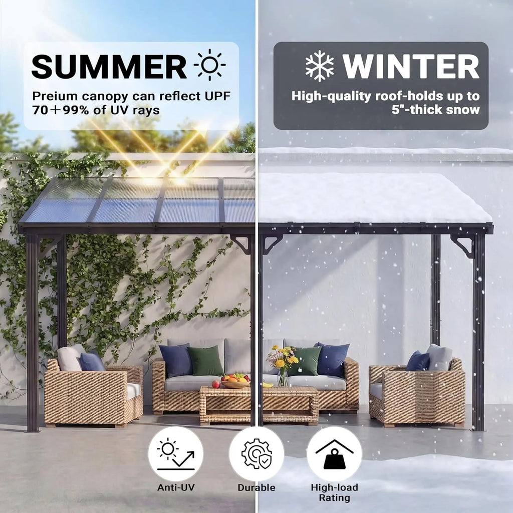Lean to Gazebo, Pergolas and Gazebos  Awnings for Patio