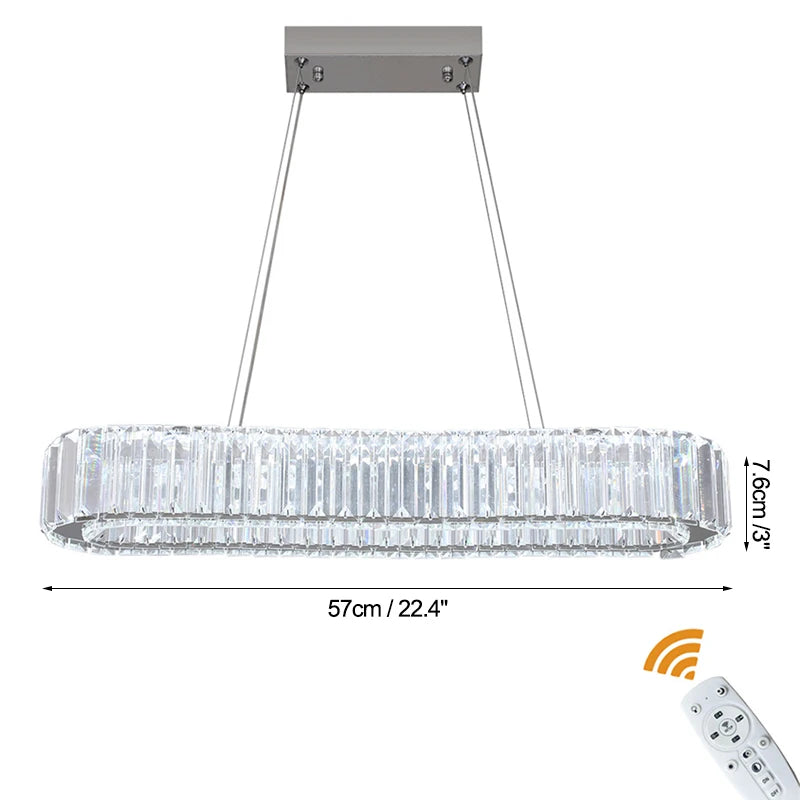 Modern Crystal Rings Led Chandelier