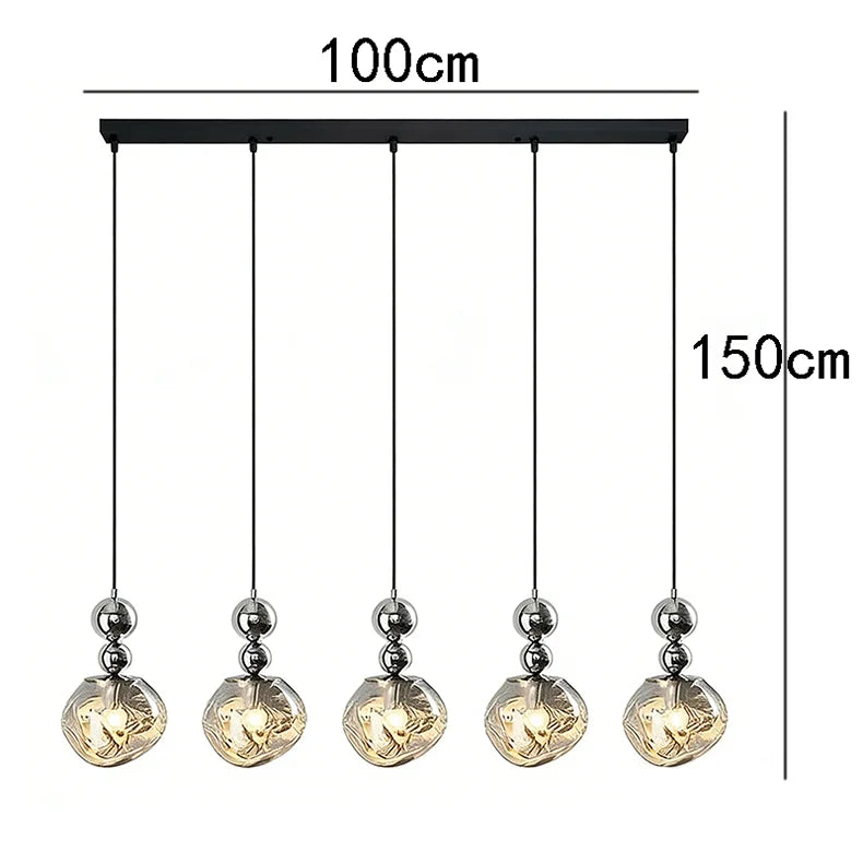Simple, dining room chandelier