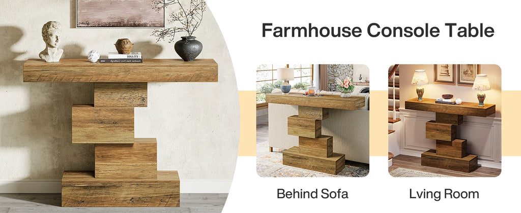 Farmhouse Console Table,