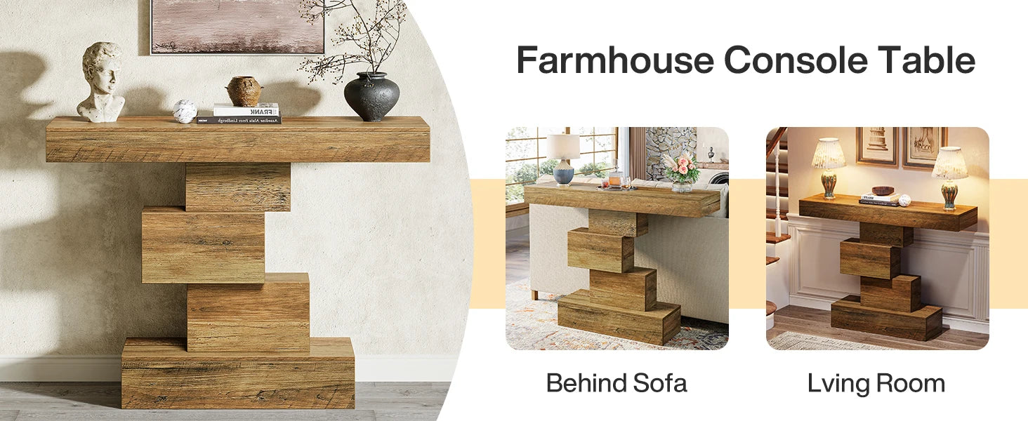 Farmhouse Console Table,