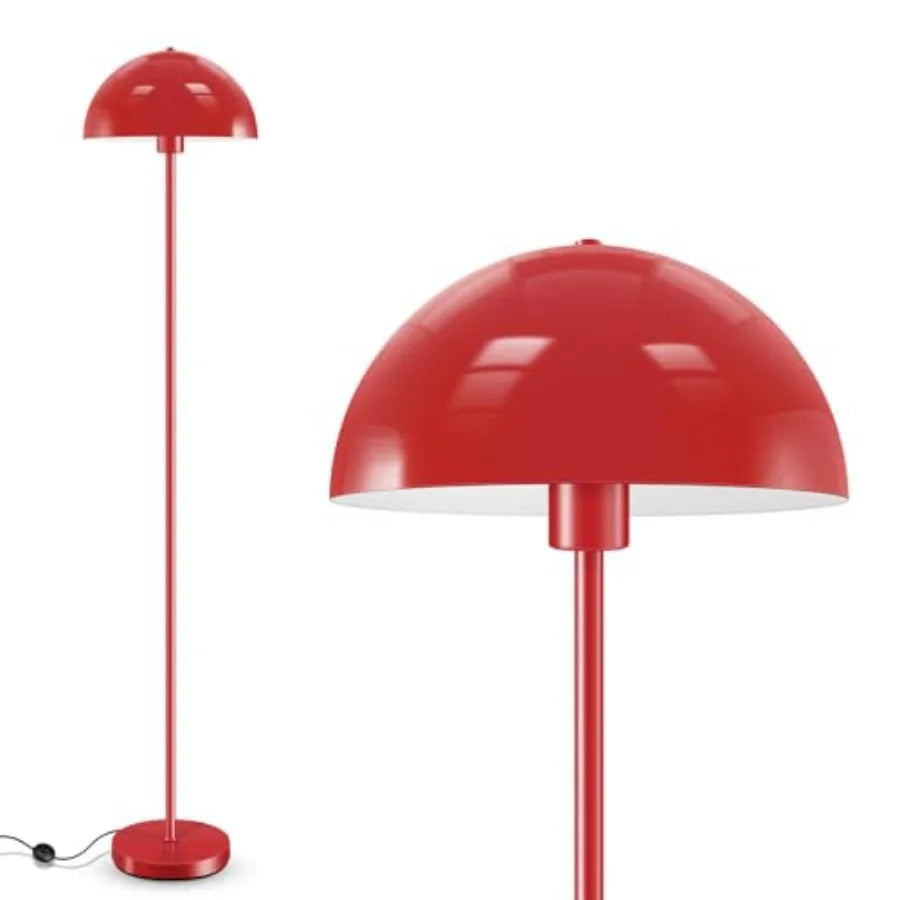 Floor Lamp, Retro Mushroom Dome Shade,