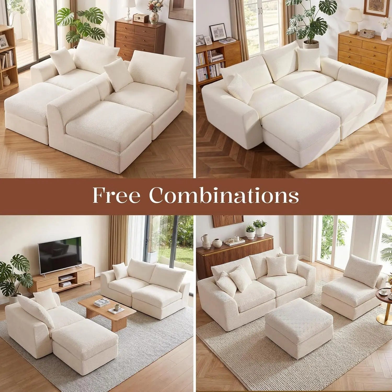 Cloud Sectional Couches for Living Room