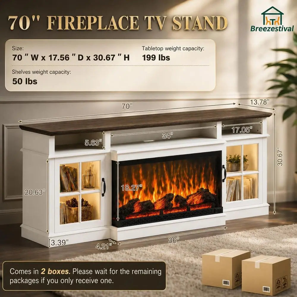 70-80 LED-lit Media Center