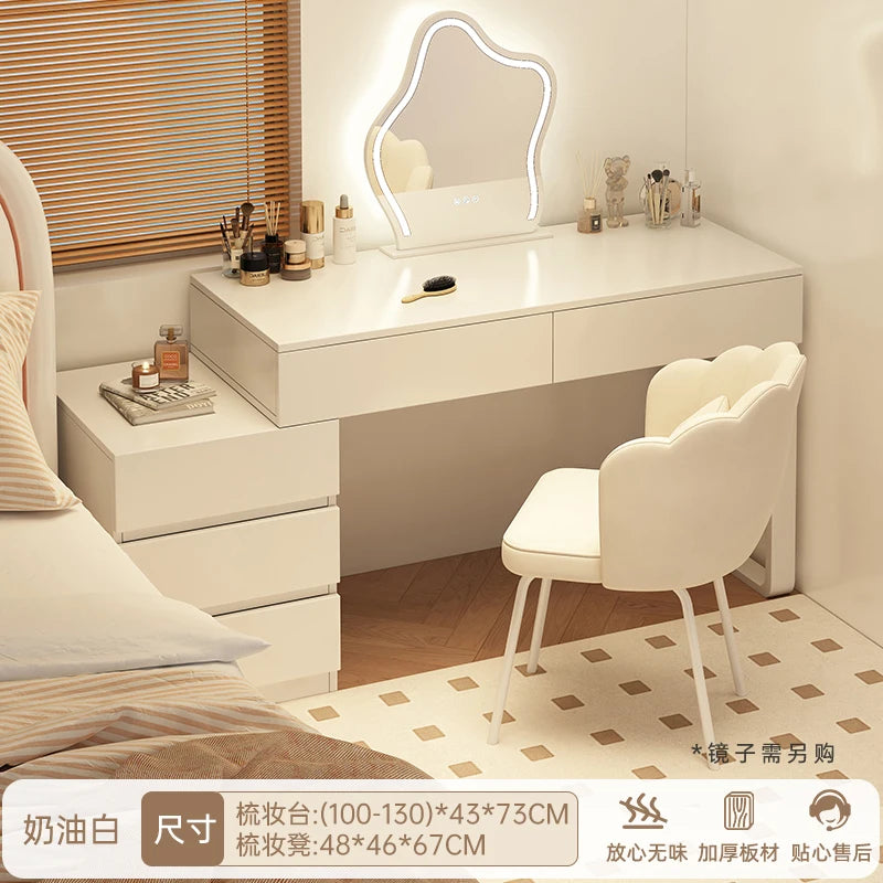 Elegant Minimalist Vanity Table Storage