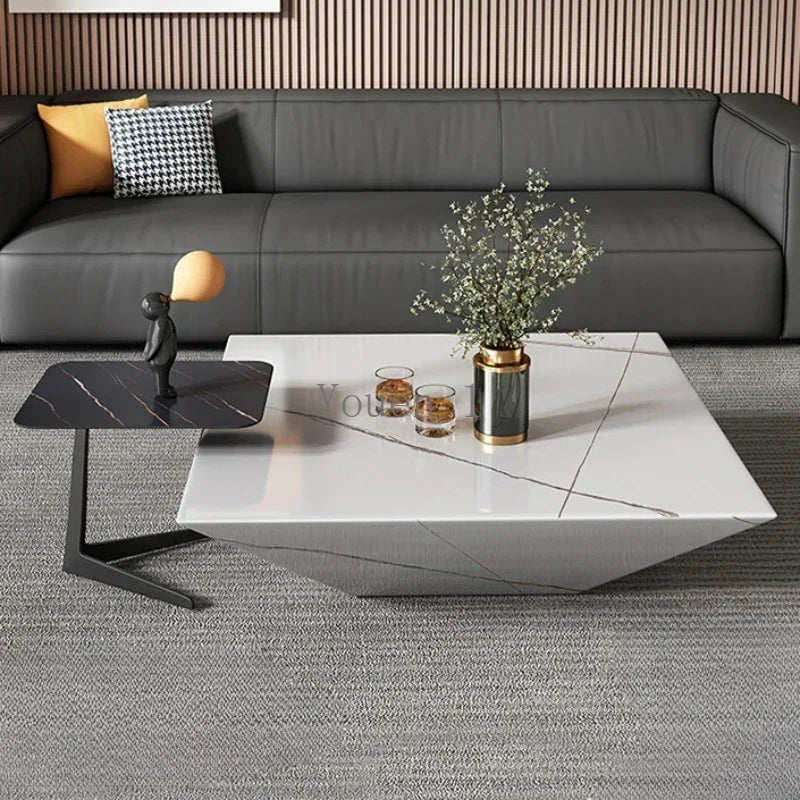 Corner Marble Elegant Coffee Tables