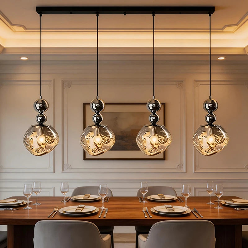 Simple, dining room chandelier