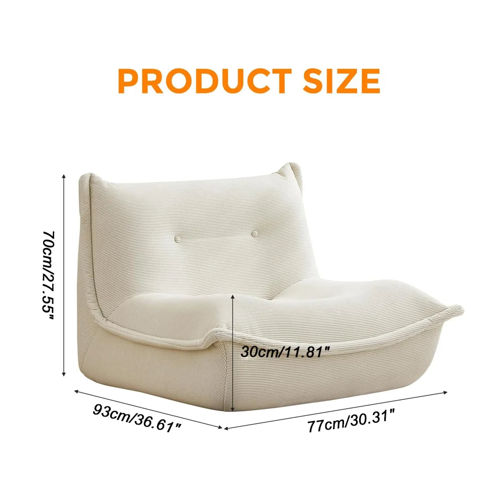 Large Lazy Sofa Chair Fireside Comfortable Seat for Adults