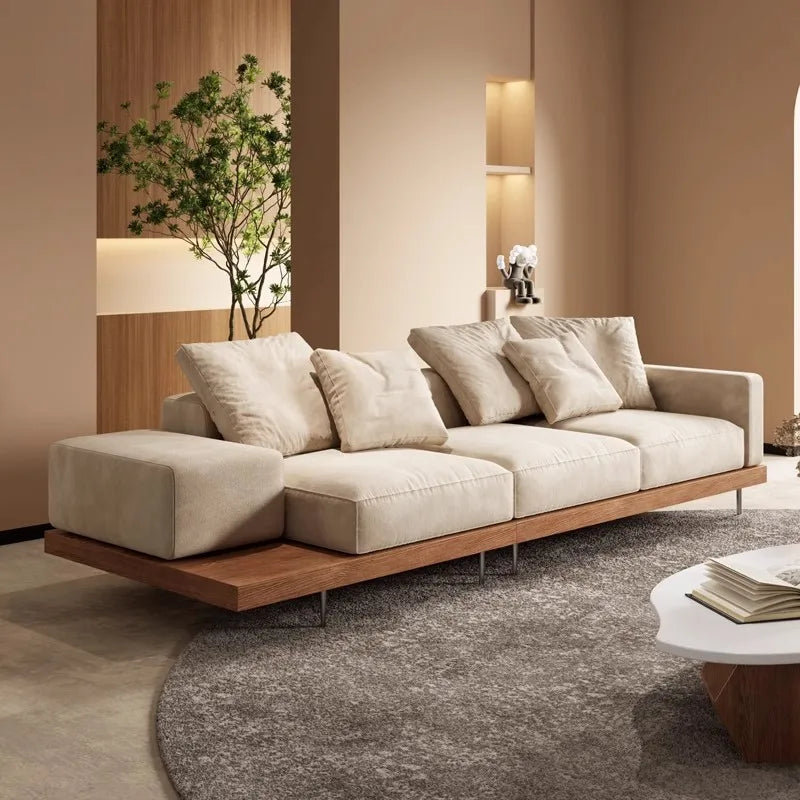 Japanese Style solid wood sofa