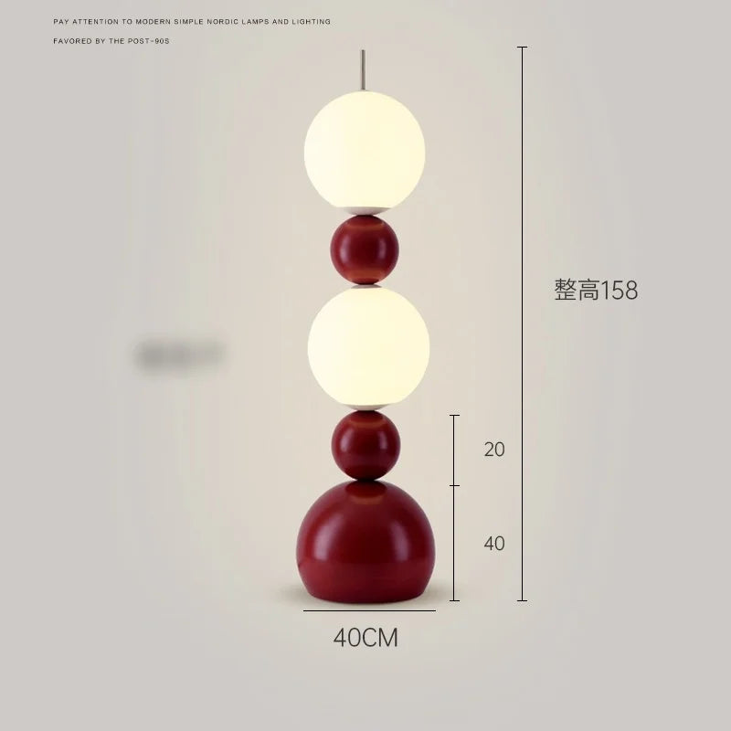 Italian Designer Gourd Standing Floor Lamp