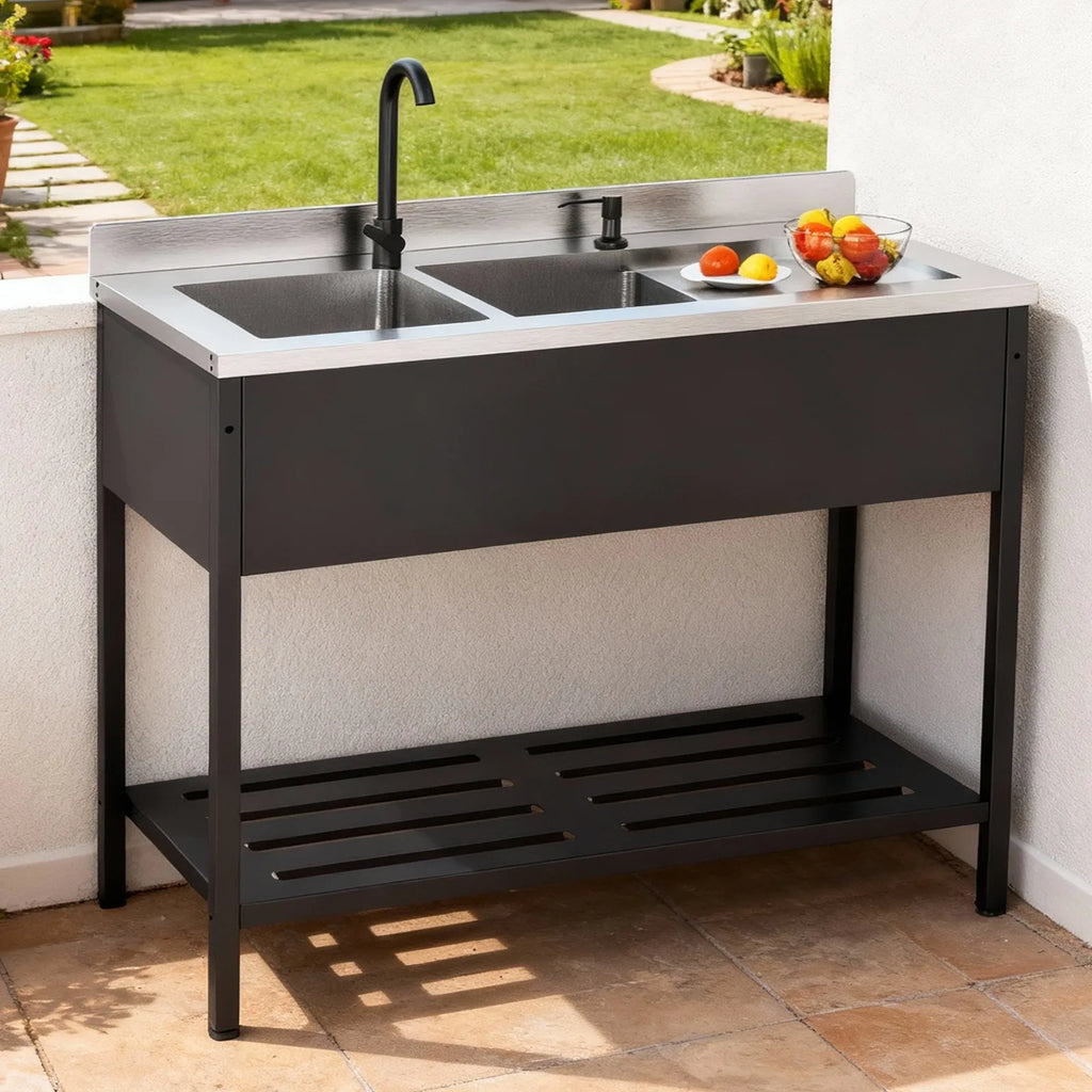 Black Stainless Steel Sink,